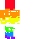 rainbow person