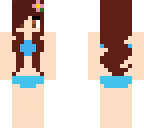 redpandaaa in a tropical bikini