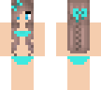 turquoise bikini girl