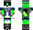 wolf green girl cool