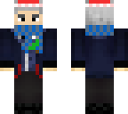 12th doctor with santa hat and cozy scarf