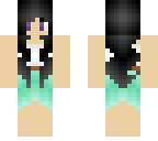 black hair miko