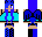 blue black angel