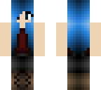 blue haired boss
