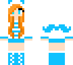 blue mustache hoodie girl