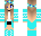 blue summer girl