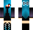 cute blue girl