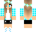 cute blue girl