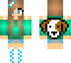 cute dog girl with out sleeves