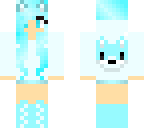 cute ice fox girl