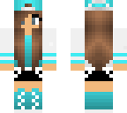 cute teal girl