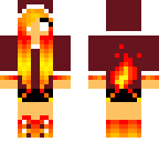 fire herobrine girl