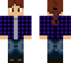 flannelette and ponytail
