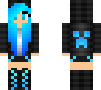 girl in a hoodie 3 pixel arm
