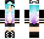 girl with blue and purple hair