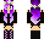 girl with purple hair edit