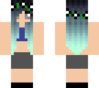gothic girl blue