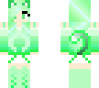 green cat