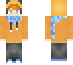 orange hoodie