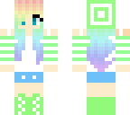 pastel rainbow girl