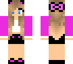 pink and black cute girl