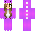 pink and purple ombre dino