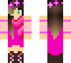 pink dress girl