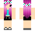 pink hair edit clothes