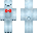 polar bear with bow tie