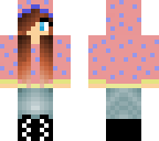 polka dot hoodie girl
