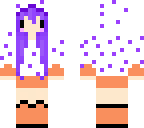 purple cake girl