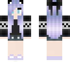 purple hair girl