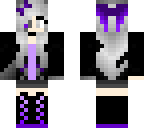 purple robot girl