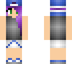 purple tomboy girl