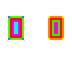 rainbow block