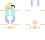 rainbow bunny girl