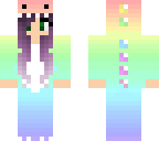 rainbow dino girl