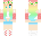 rainbow flower girl