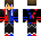 red and blue boy