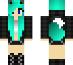 teal fox girl gamer