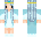 blue chibi princess