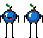 blue derpy apple