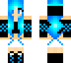 blue girl