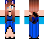 blue gown cat