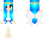 blue haired angel