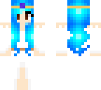 blue haired princess