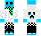 blue slime with a scarf