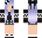 cute blue chibi skin