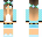 cute blue girl