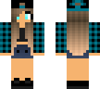 cute blue tomboy